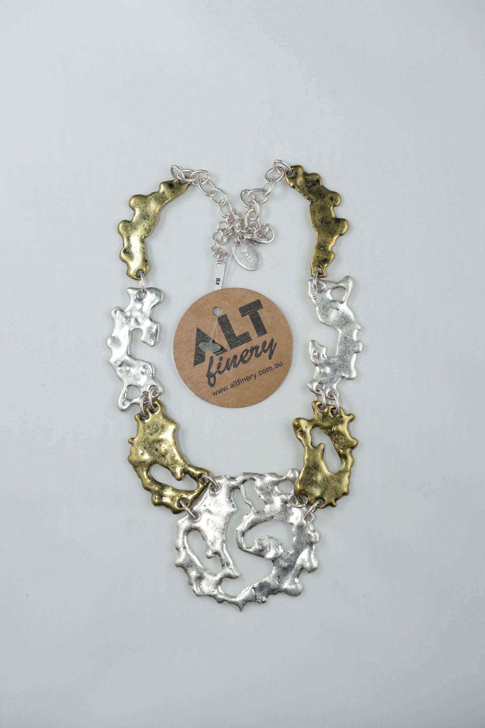 Metallic Melt Necklace