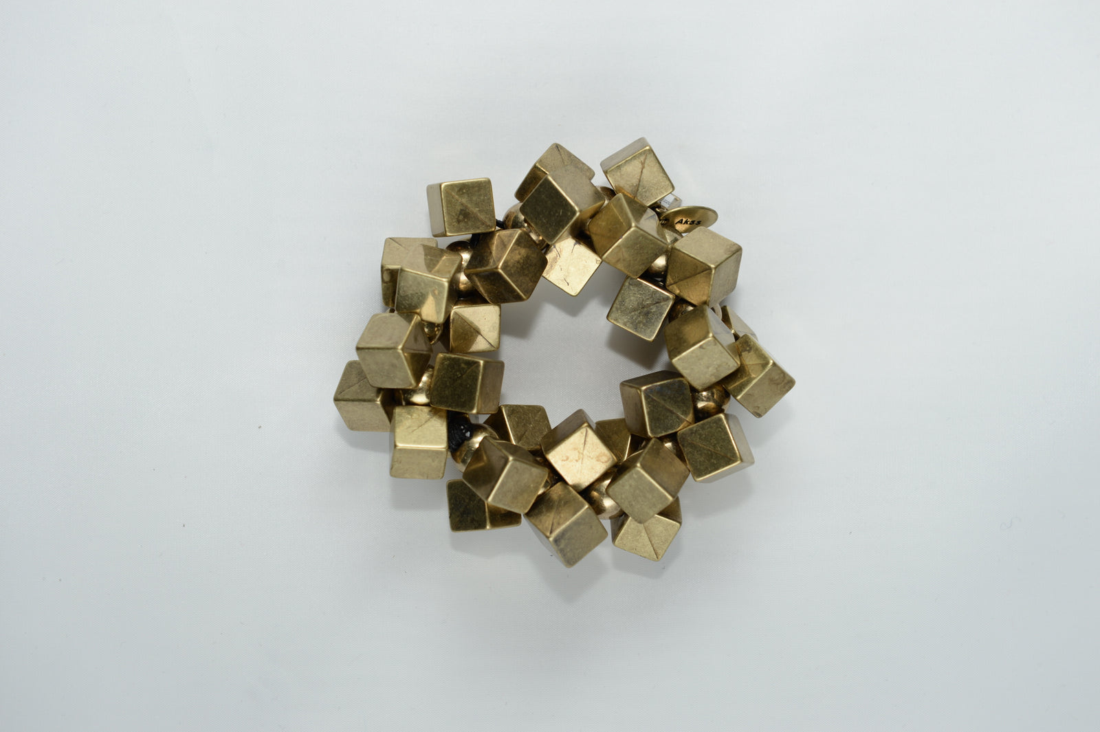 Cube Cluster Bracelet • Bronze