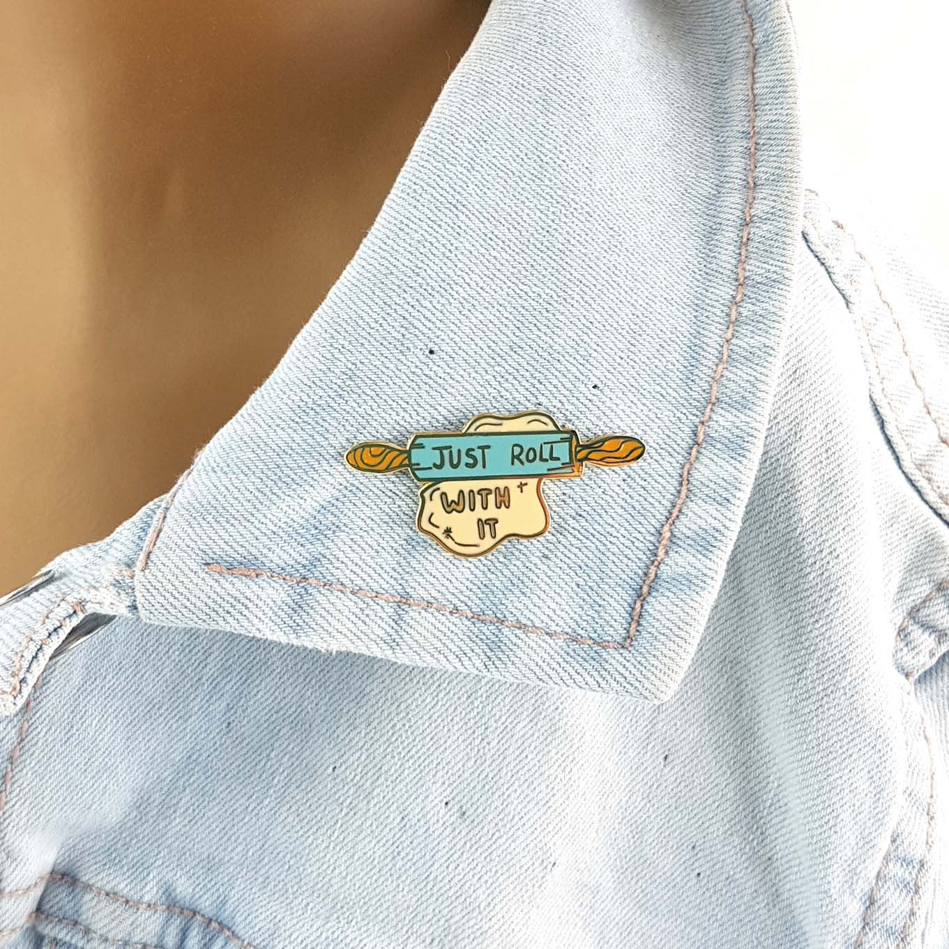 Jubly Umph Lapel Pin • Just Roll With It