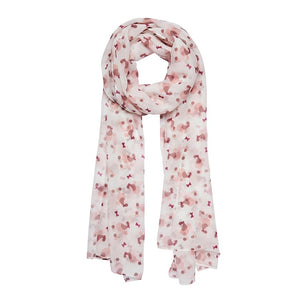 Madame Caniche Large Neck Scarf • White • Erstwilder