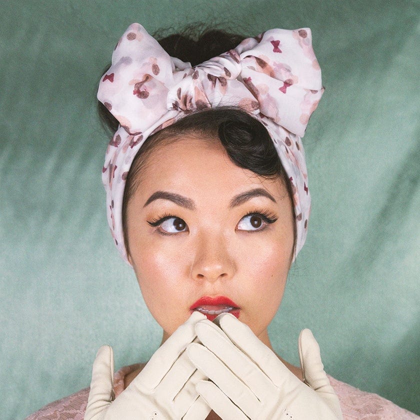 Madame Caniche Large Neck Scarf • White • Erstwilder