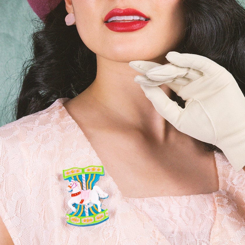 Erstwilder Brooch • Trocadero Carousel