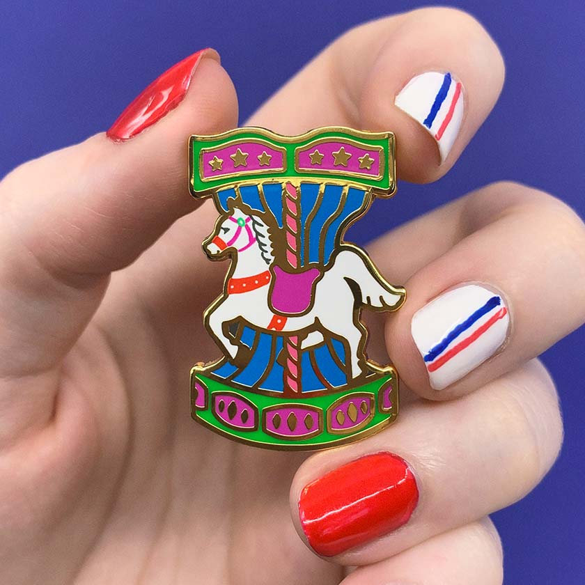Erstwilder TROCADERO CAROUSEL Enamel Pin