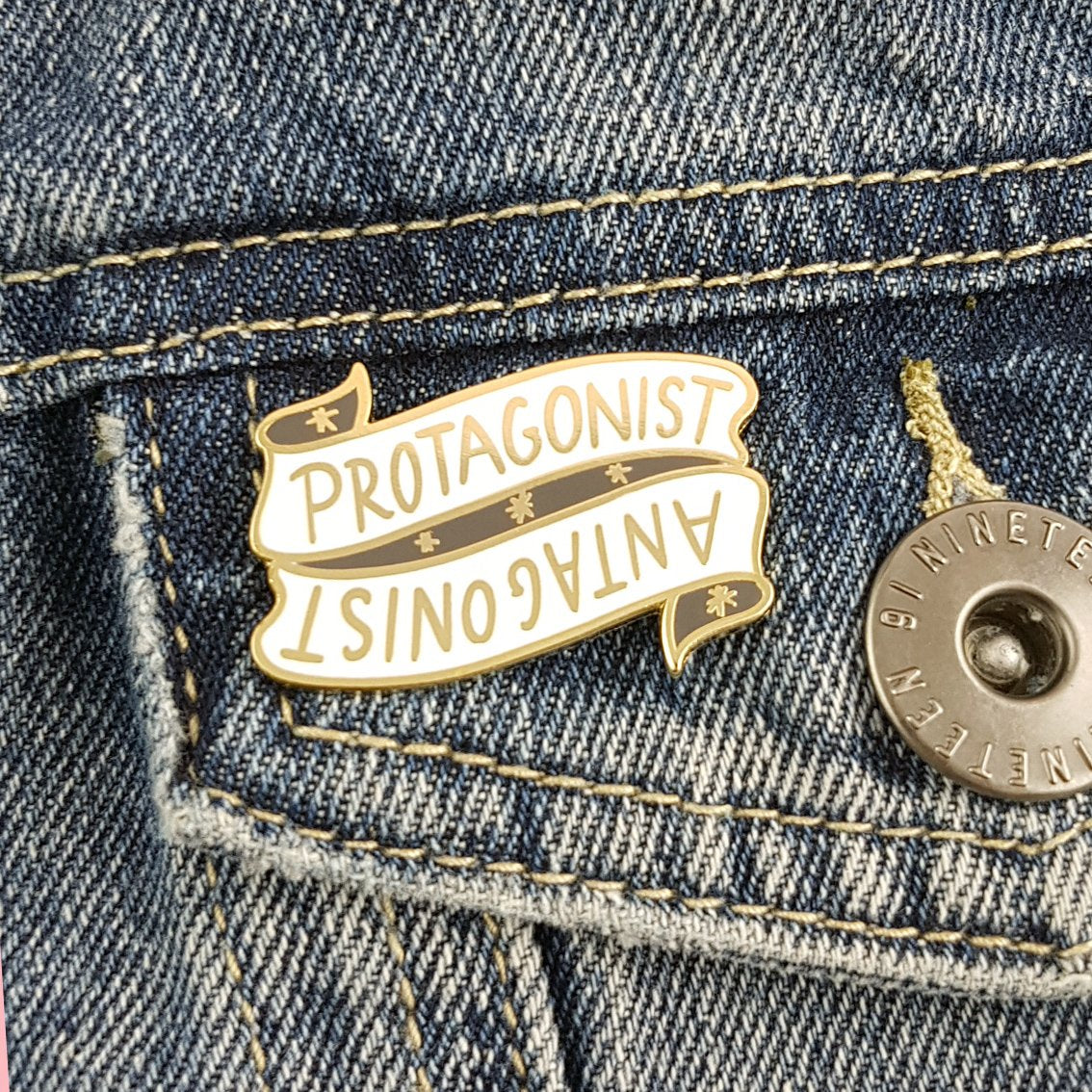Jubly Umph Lapel Pin • Protagonist Antagonist