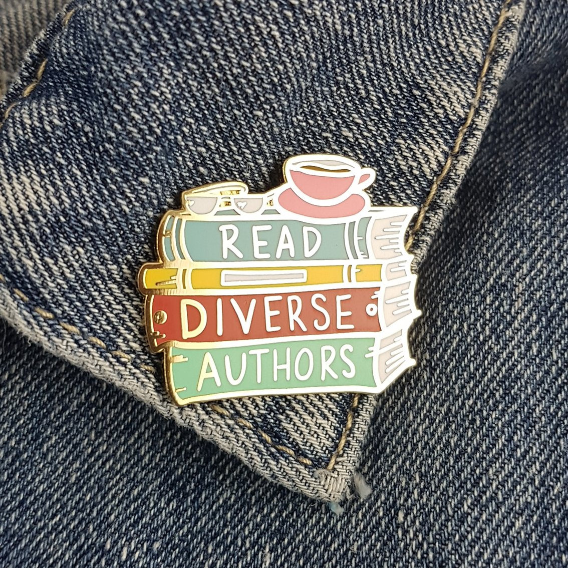 Jubly Umph Lapel Pin • Read Diverse Books