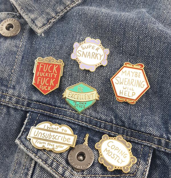 Jubly Umph Lapel Pin • F*ck F*ckity F*ck F*ck