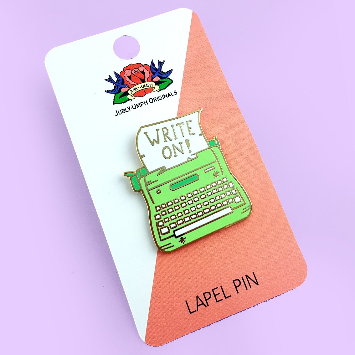 Jubly Umph Lapel Pin • Write On!
